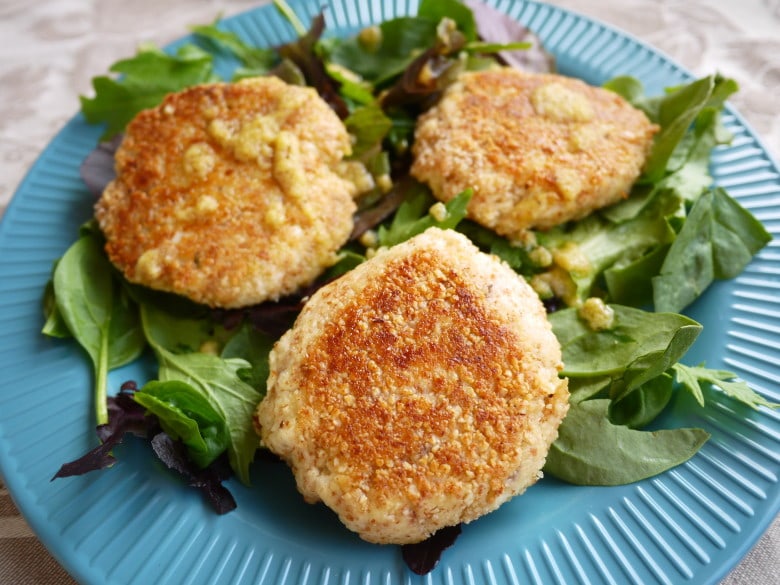 Paleo Crispy Lemon-Thyme Fish Cakes (GF)- a restaurant-quality way to eat healthy fish. | Perchance to Cook, www.perchancetocook.com