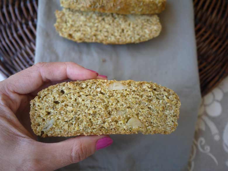 Rosemary Garlic Loaf (paleo, GF) | Perchance to Cook, www.perchancetocook.com