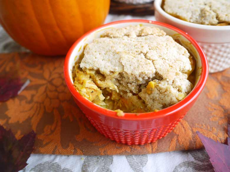 Pumpkin Pot Pie (paleo, GF) | Perchance to Cook, www.perchancetocook.com