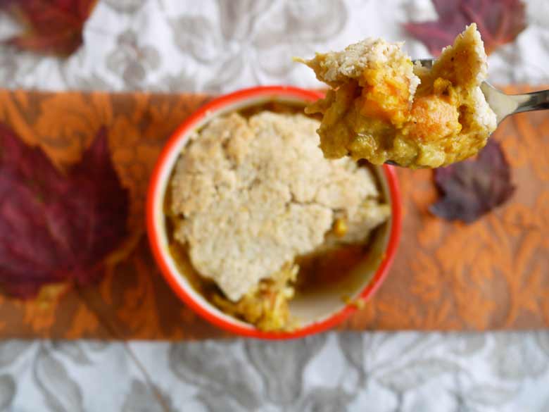 Pumpkin Pot Pie (paleo, GF) | Perchance to Cook, www.perchancetocook.com