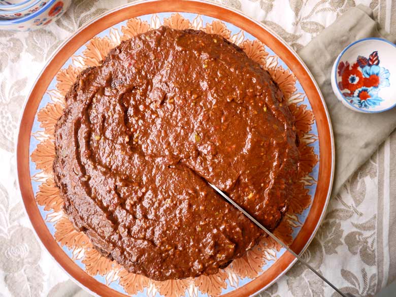 Paleo Raspberry Chocolate Banana Cake (GF, dairy-free) | Perchance to Cook, www.perchancetocook.com