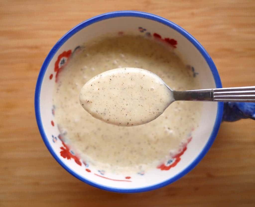 Paleo Caesar Salad-like Dressing (GF, dairy-free) | Perchance to Cook, www.perchancetocook.com