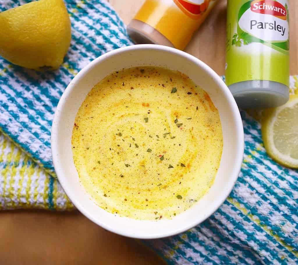 Lemony Turmeric & Pepper Egg Yolk Dressing (paleo, GF)| Perchance to Cook, www.perchancetocook.com
