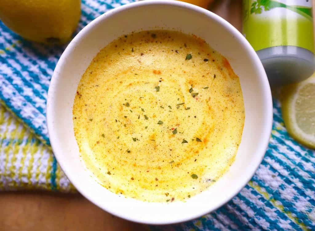 Lemony Turmeric & Pepper Egg Yolk Dressing (paleo, GF)| Perchance to Cook, www.perchancetocook.com