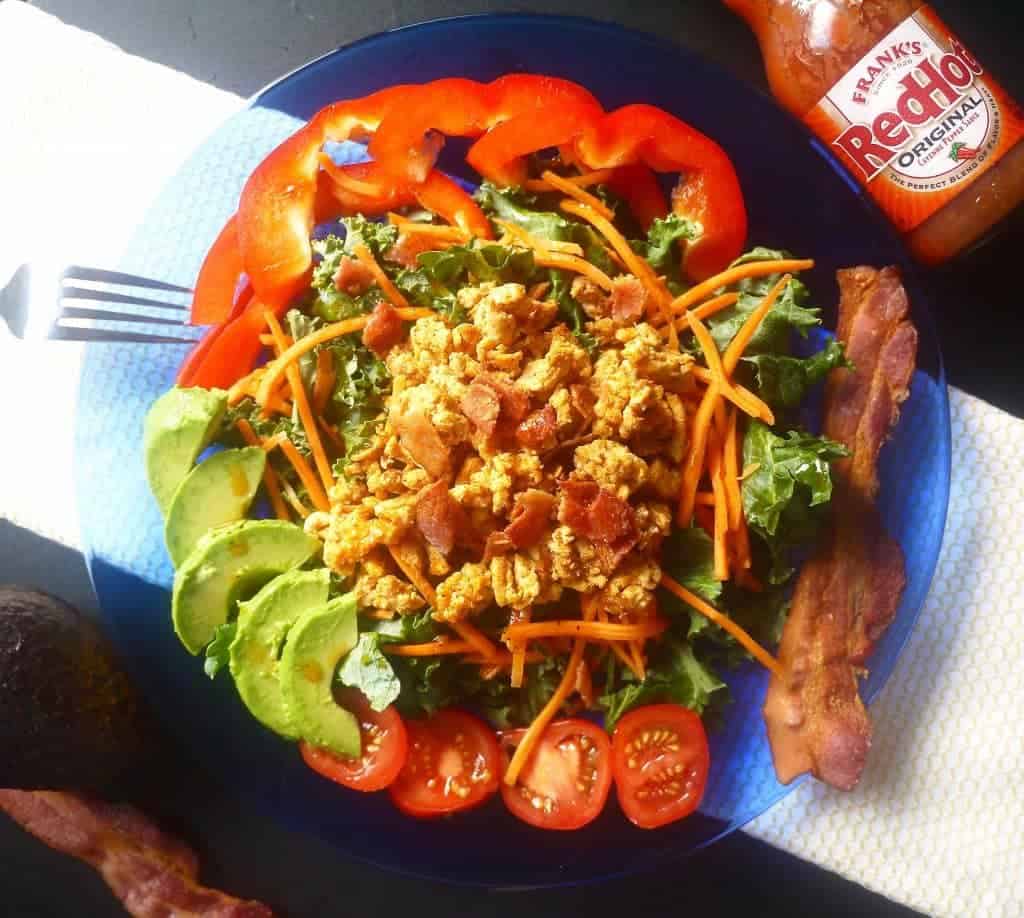 Taco Hot Sauce Ground Chicken and Kale Salad (paleo, GF) Perchance to Cook