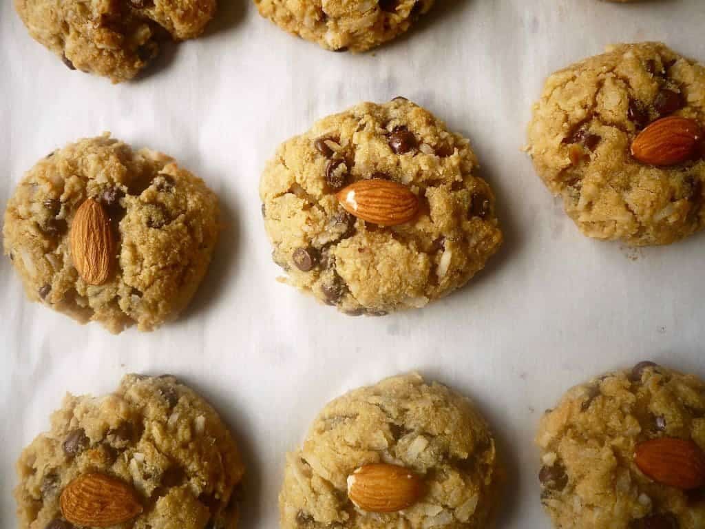 Paleo Almond Joy Cookies (GF)| Perchance to Cook, www.perchancetocook.com