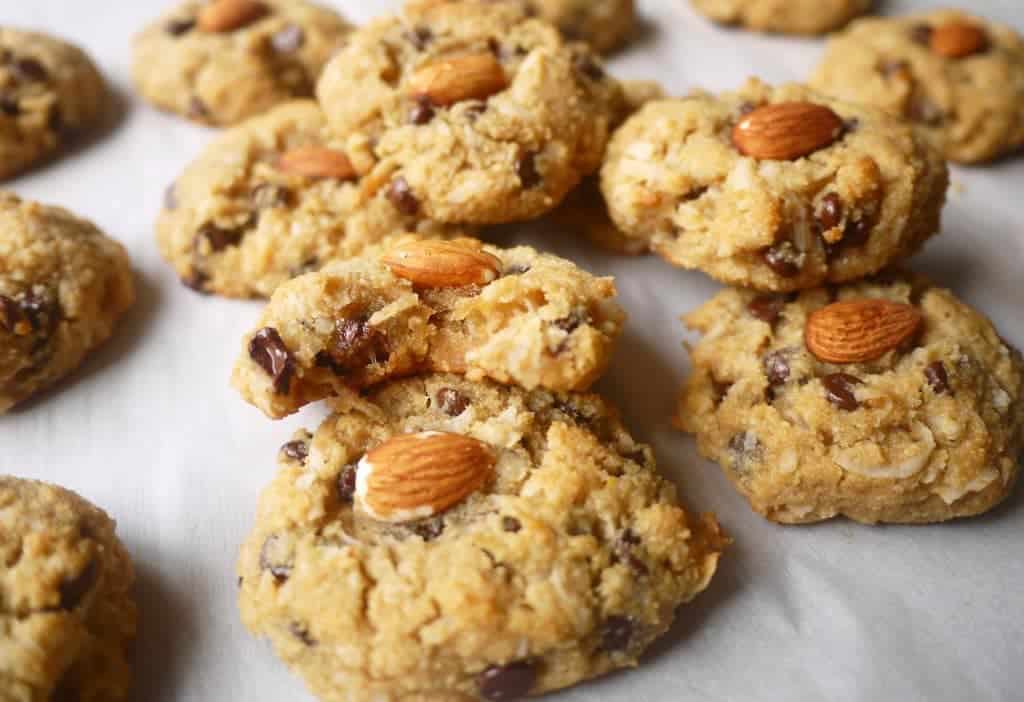 Paleo Almond Joy Cookies (GF)| Perchance to Cook, www.perchancetocook.com