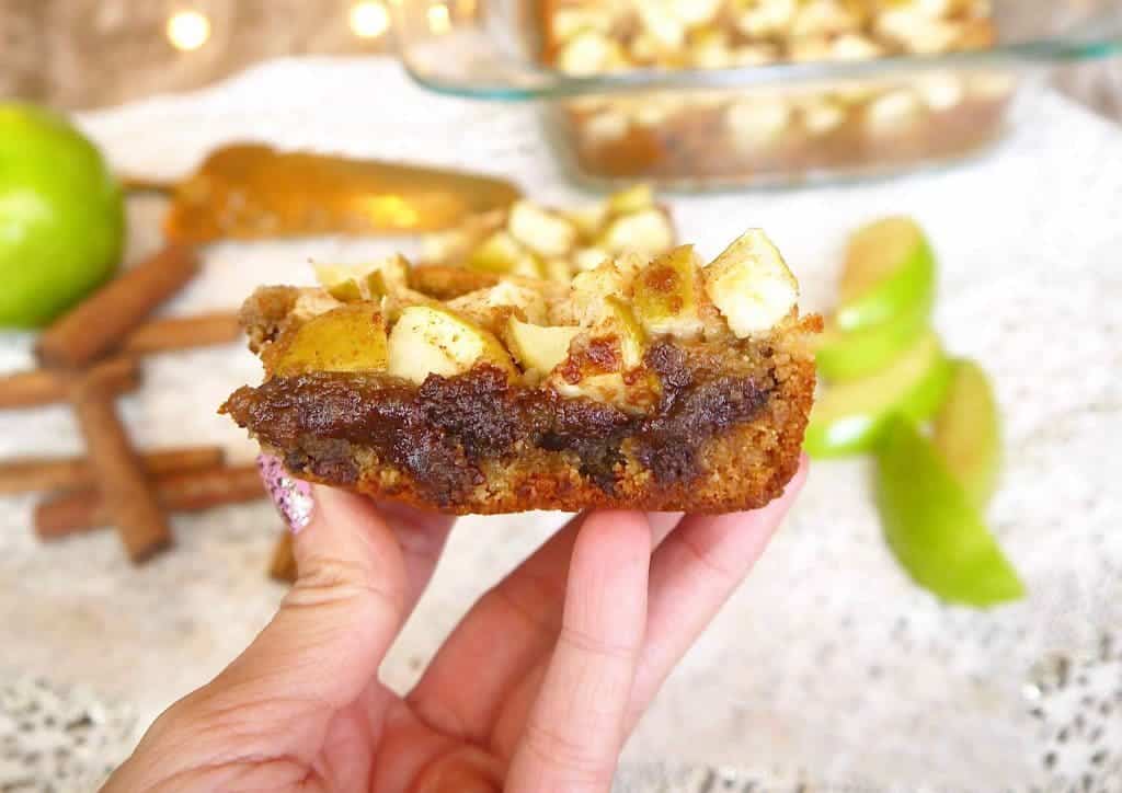 Paleo Apple Chocolate Chip Blondies GF Perchance To Cook