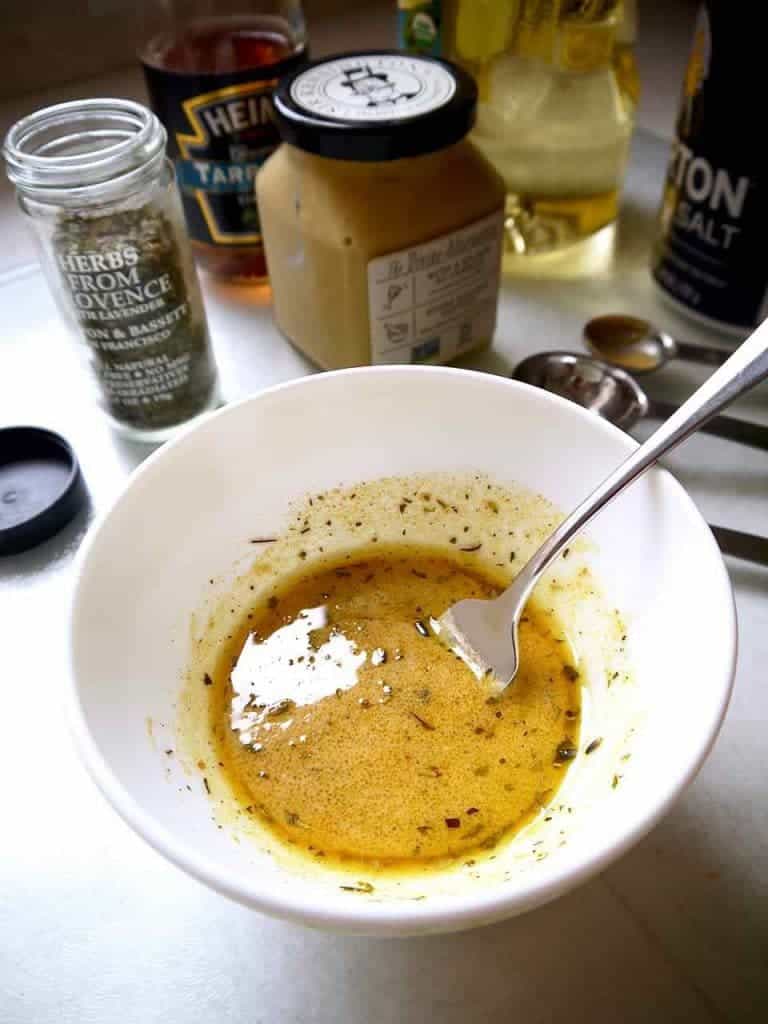 Fresh Garden Egg Salad with Turmeric Dijon Dressing {Paleo, Whole30} | Perchance to Cook, www.perchancetocook.com